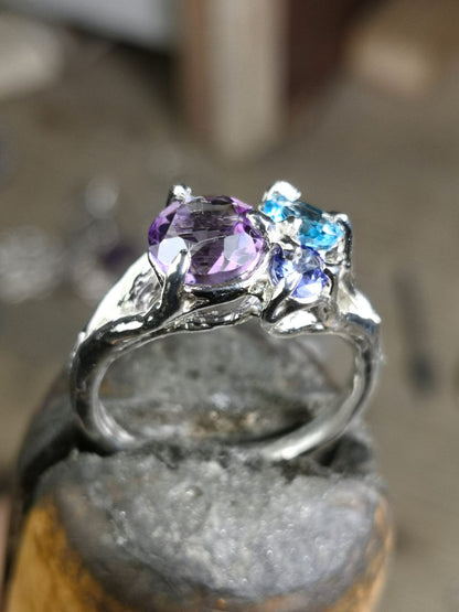 "Comunque Trilogy" con Ametista, Topazio Swiss, Tanzanite