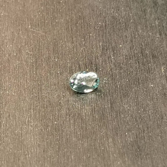 Acquamarina taglio ovale 0,43 ct