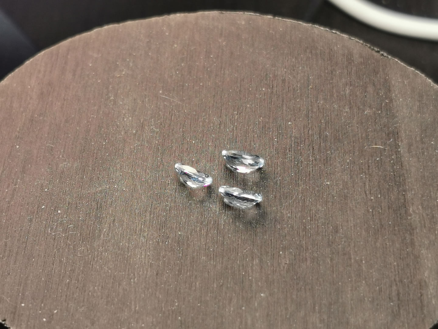 Tris di Acquamarine taglio ovale 1,15 ct totali