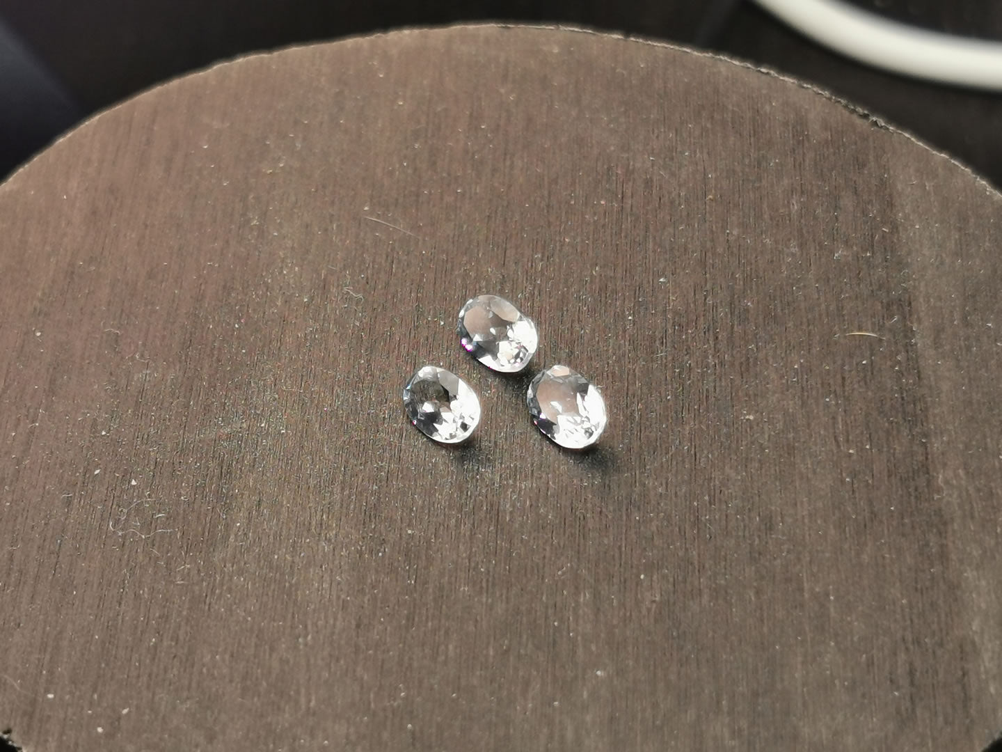 Tris di Acquamarine taglio ovale 1,15 ct totali
