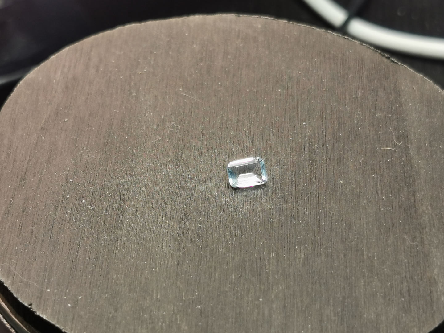 Acquamarina taglio rettangolare 0,40 ct