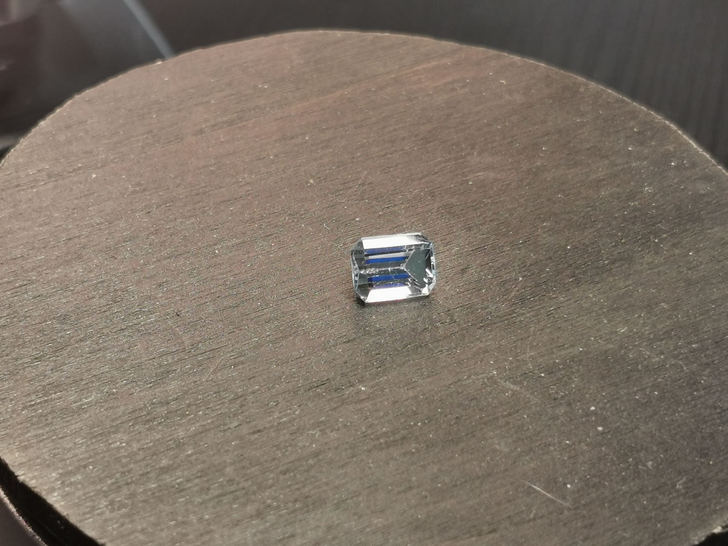 Topazio sky taglio rettangolare 1,74 ct